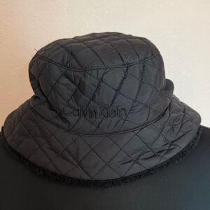 Calvin Klein Quilted Black Bucket Hat